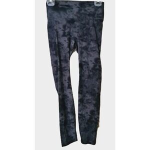 Elevated Mindset Activewear Leggings Womens Medium Size 8 Gray Tye Dye